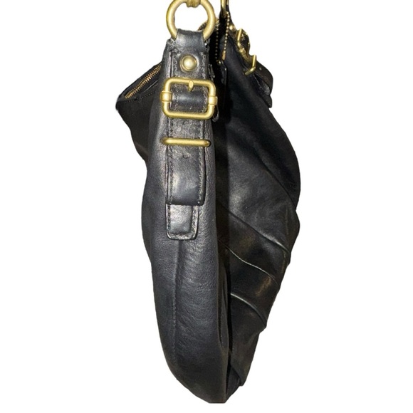 Coach Black Leather Hobo Bag - Picture 5 of 15